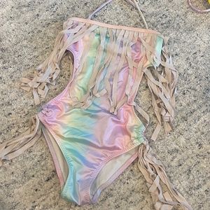 Stella Cove Girls one piece open sides